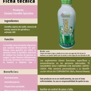 SAVAAN CLOROFILA SPIRULINA