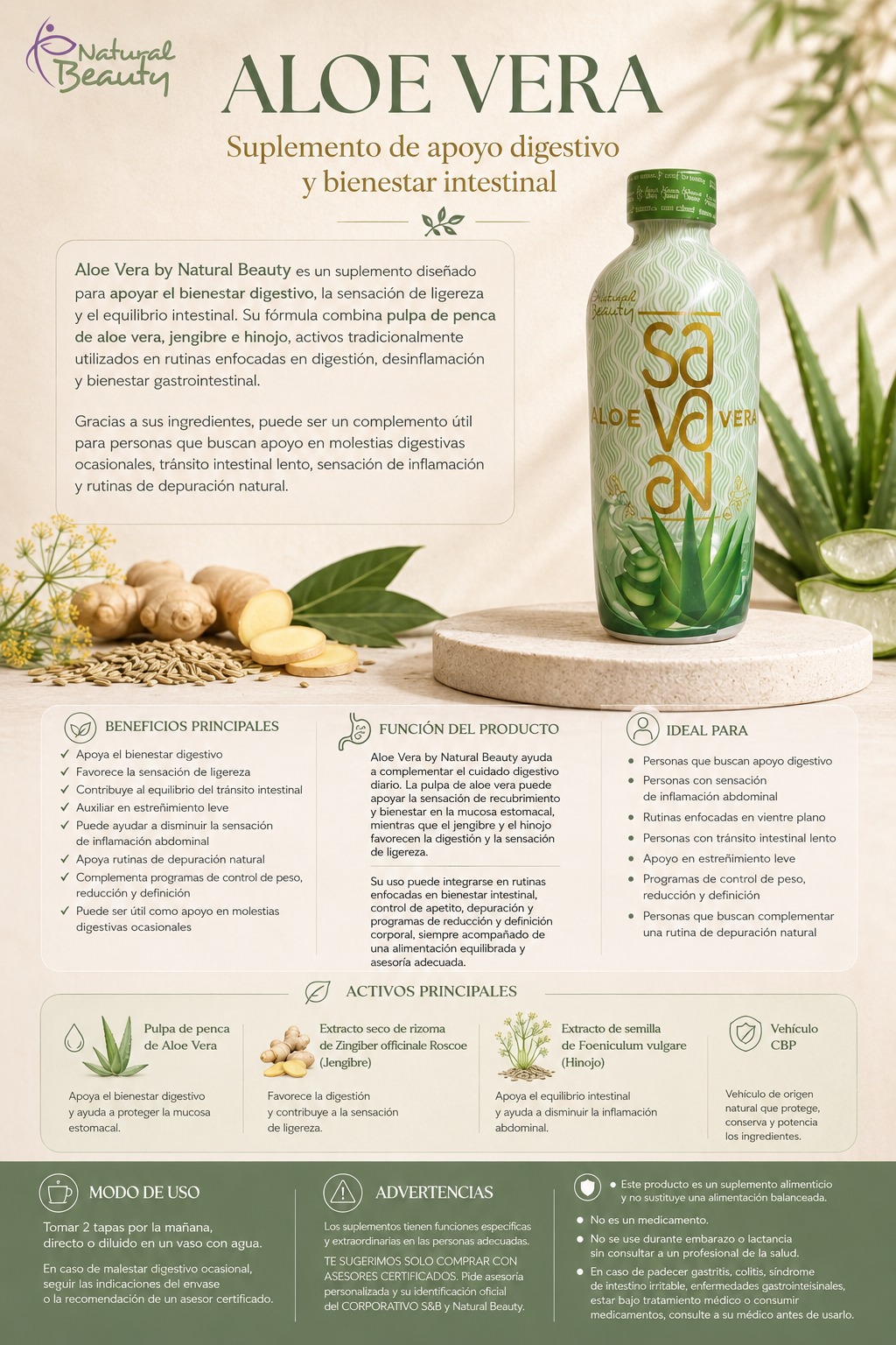 ALOE VERA 5 PZS